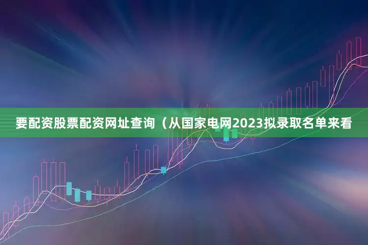 要配资股票配资网址查询（从国家电网2023拟录取名单来看